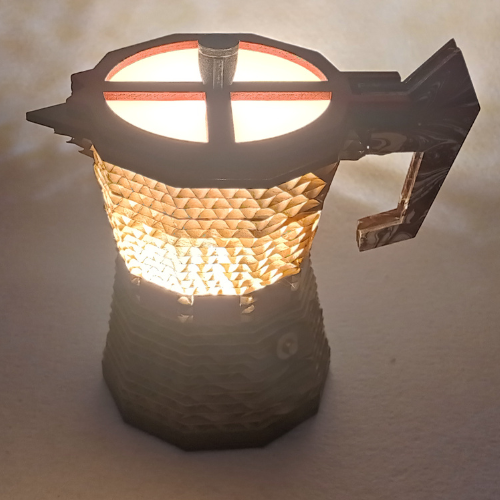 MokaLoop Lamp – Ruby Marble