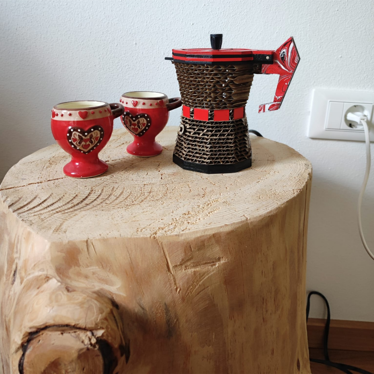 MokaLoop Lamp – Ruby Marble