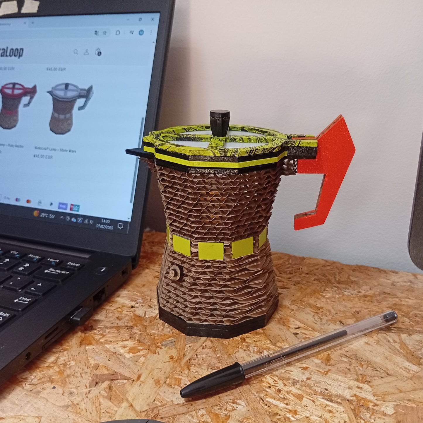 MokaLoop Lamp – Citrus Glow