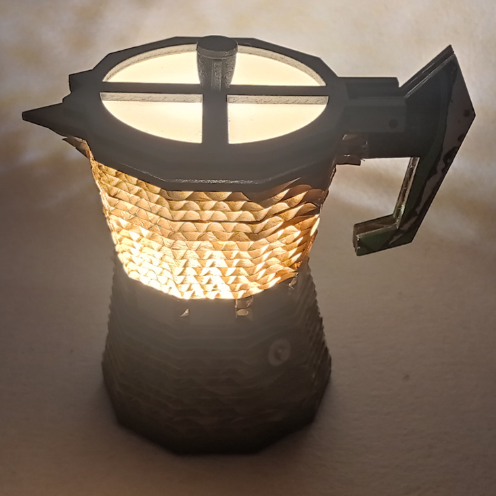MokaLoop Lamp – Stone Wave