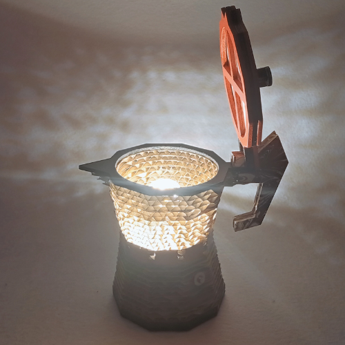 MokaLoop Lamp – Ruby Marble