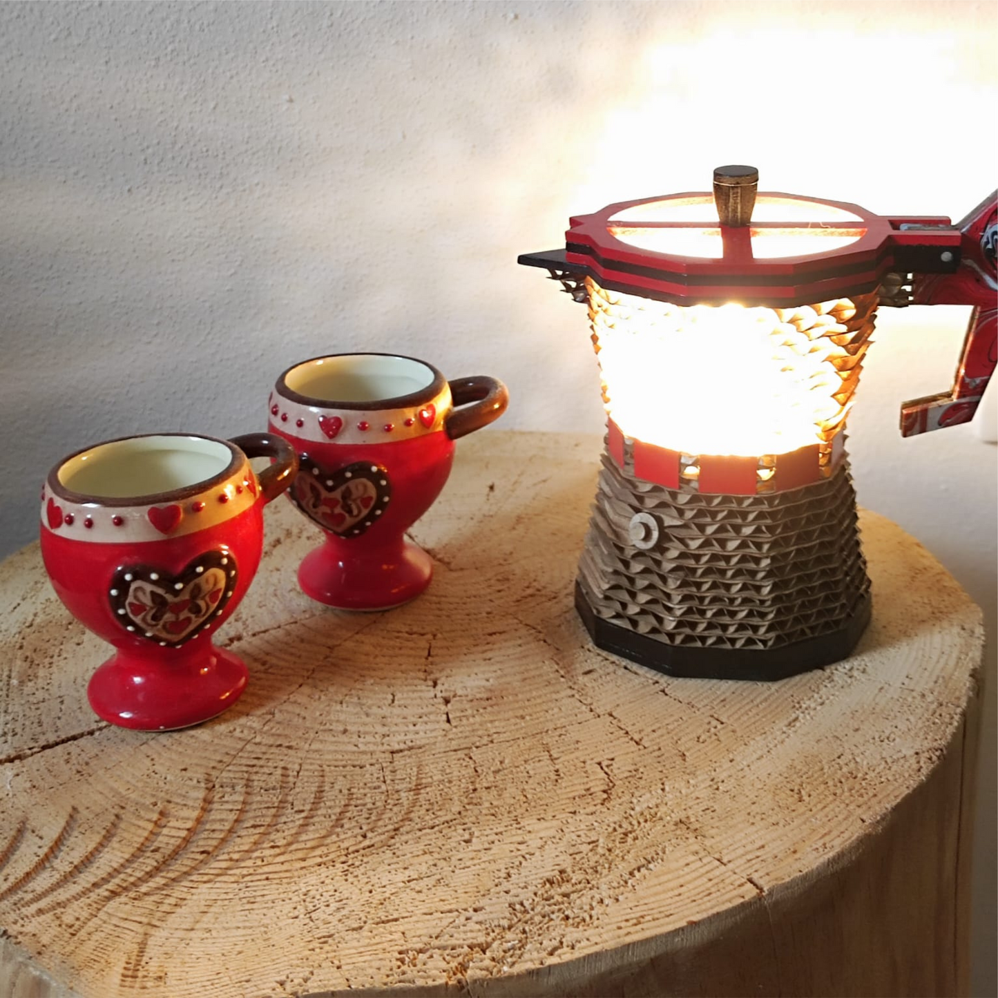 MokaLoop Lamp – Ruby Marble